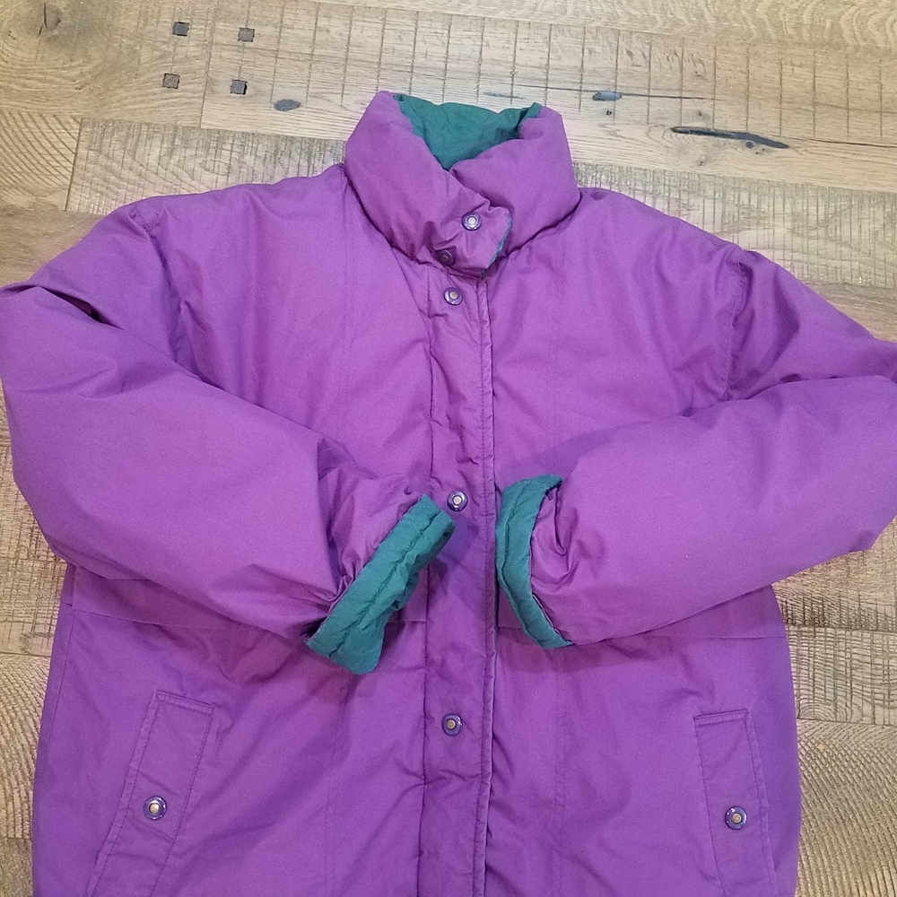 The Company Store Vintage Puffer Jacket Size XL Made in Korea